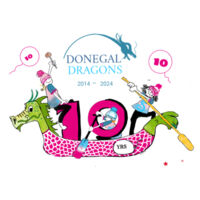 Donegal Dragons Birthday - Square Keyring Design