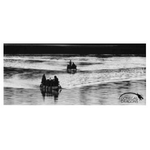 Donegal Dragons Boats in Black and White - Mug - Ceramic 11oz Design