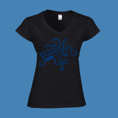 Paddles Up - Softstyle™ women's v-neck t-shirt Thumbnail