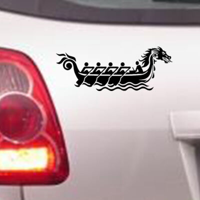 Chinese Dragon Boat - Car Bumper Sticker  Thumbnail