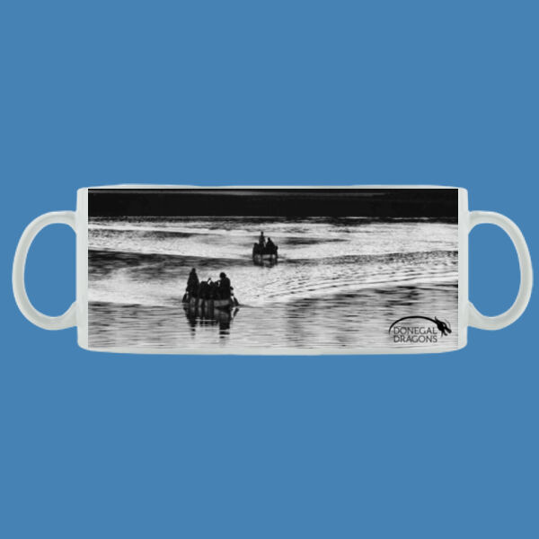 Donegal Dragons Boats in Black and White - Mug - Ceramic 11oz Thumbnail