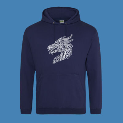 Donegal Dragons Word Cloud - College Hoodie Thumbnail