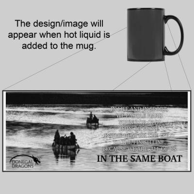 Donegal Dragons Boats in Black and White with Text Thumbnail