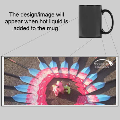 Donegal Dragons Paddle Fan - Mug - Ceramic 11oz  Thumbnail