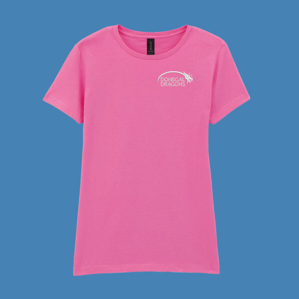 Donegal Dragons Embroidered Logo - Softstyle™ women's ringspun t-shirt Thumbnail