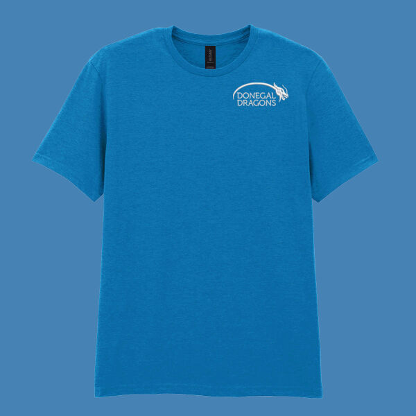 Donegal Dragons Embroidered Logo - Softstyle™ adult ringspun t-shirt Thumbnail
