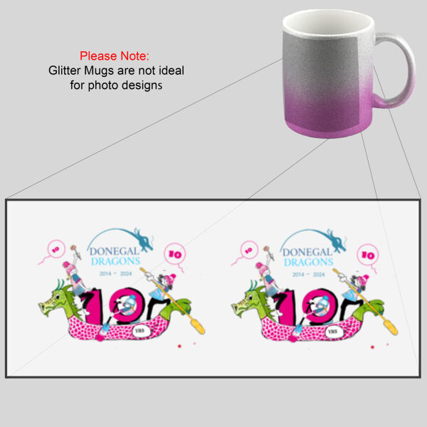 Donegal Dragons Birthday - Glitter Mug Thumbnail