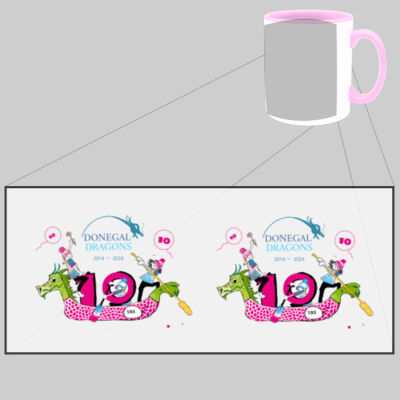 Donegal Dragons Birthday - Two Tone Mug Thumbnail
