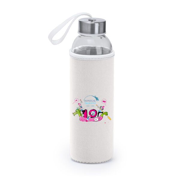 Donegal Dragons Birthday - Glass bottle with neoprene cover Thumbnail