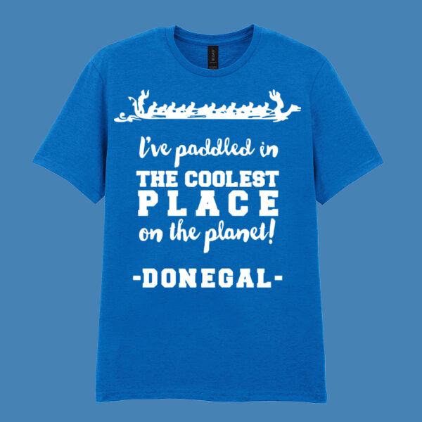 I Paddled in the Coolest Place on The Planet - Softstyle™ adult ringspun t-shirt Thumbnail