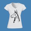 Softstyle™ women's v-neck t-shirt Thumbnail