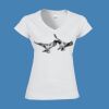 Softstyle™ women's v-neck t-shirt Thumbnail