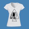 Softstyle™ women's v-neck t-shirt Thumbnail