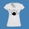 Softstyle™ women's v-neck t-shirt Thumbnail