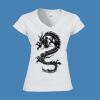 Softstyle™ women's v-neck t-shirt Thumbnail