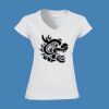 Softstyle™ women's v-neck t-shirt Thumbnail