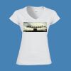 Softstyle™ women's v-neck t-shirt Thumbnail