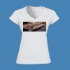 Softstyle™ women's v-neck t-shirt Thumbnail