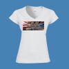 Softstyle™ women's v-neck t-shirt Thumbnail