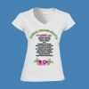Softstyle™ women's v-neck t-shirt Thumbnail